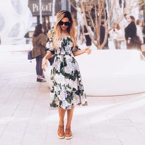 Floral Midi Dress